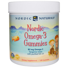 Риб'ячий жир для дітей (мандарин), Omega-3 Gummies, Nordic Naturals, 120 желе