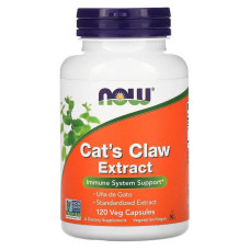 Кошачий коготь экстракт (Cat's Claw), Now Foods, 334 мг, 120 вегетарианских капсул