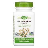 Пиретрум дівочий, Feverfews, Nature's Way, трава, 380 мг, 180 капсул