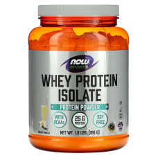 Изолят сывороточного протеина, Whey Protein Isolate, Now Foods, Sports, сливочно-ванильный, 816 г