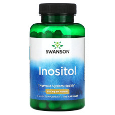 Инозитол, Inositol, Swanson, 650 мг, 100 капсул