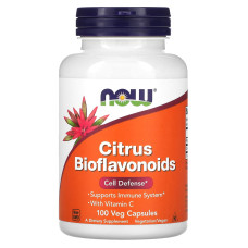 Цитрусовые биофлавоноиды с витамином С, Citrus Bioflavonoids, Now Foods, 700 мг, 100 вегетарианских капсул