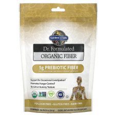 Клітковина пребіотична, Prebiotic Fiber, Garden of Life, органік, порошок, 192 г