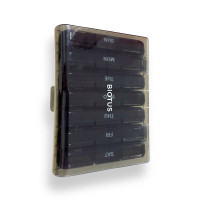 Органайзер для таблеток, Plastic Bulk Medicine Box Storage, MEMOSAN, с логотипом BIOTUS, для хранения больших объемов