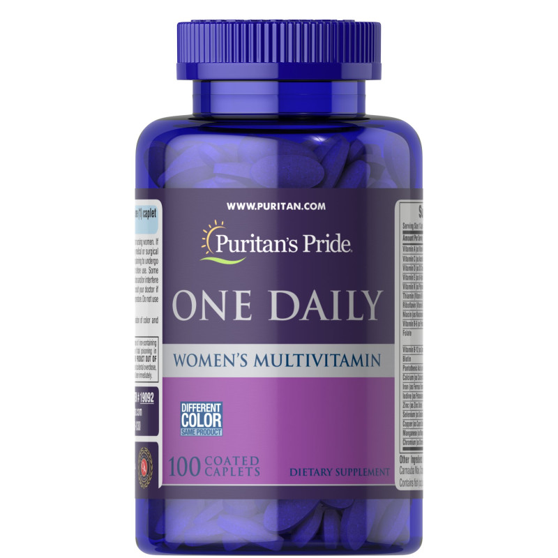Мультивітаміни для жінок, Women's Multivitamin, Puritan's Pride, 1 в день, 100 каплет