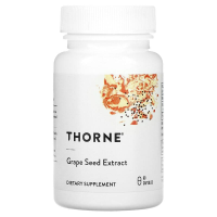 Экстракт виноградных косточек, Grape Seed Extract, Thorne, 60 капсул (100 мг на капсулу)