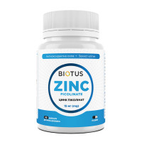 Цинк піколінат, Zinc Picolinate, Biotus, 15 мг, 60 капсул