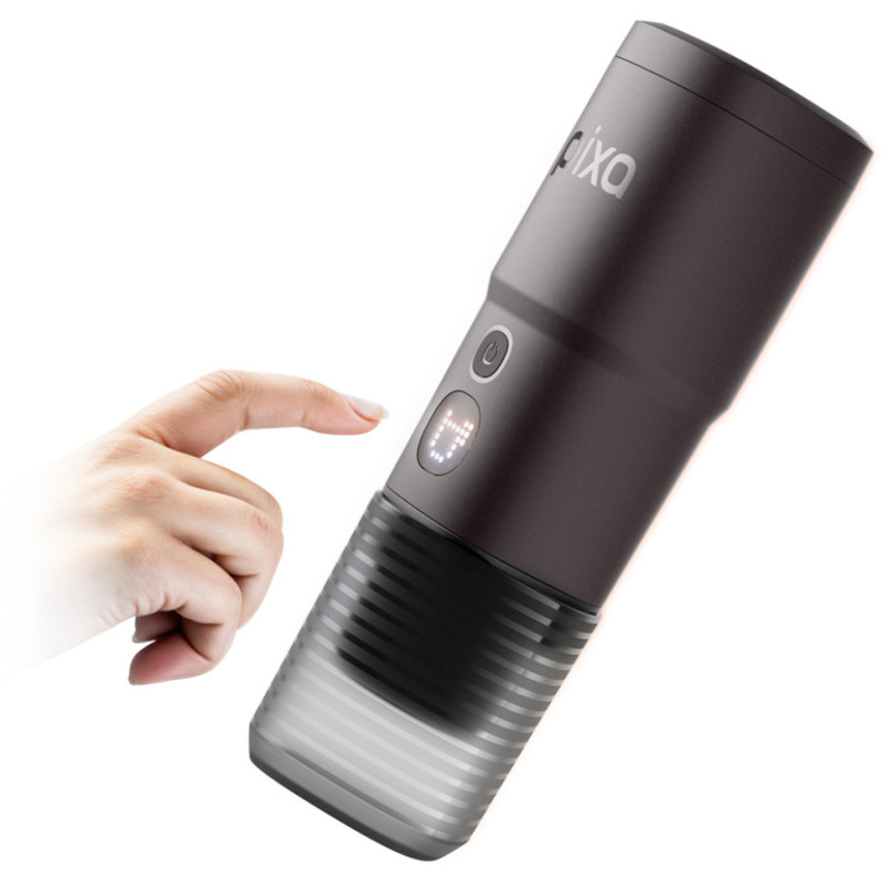 Портативна електрична еспресо-кавоварка Wacaco Pixapresso для меленої кави та капсул, темний бурґунд