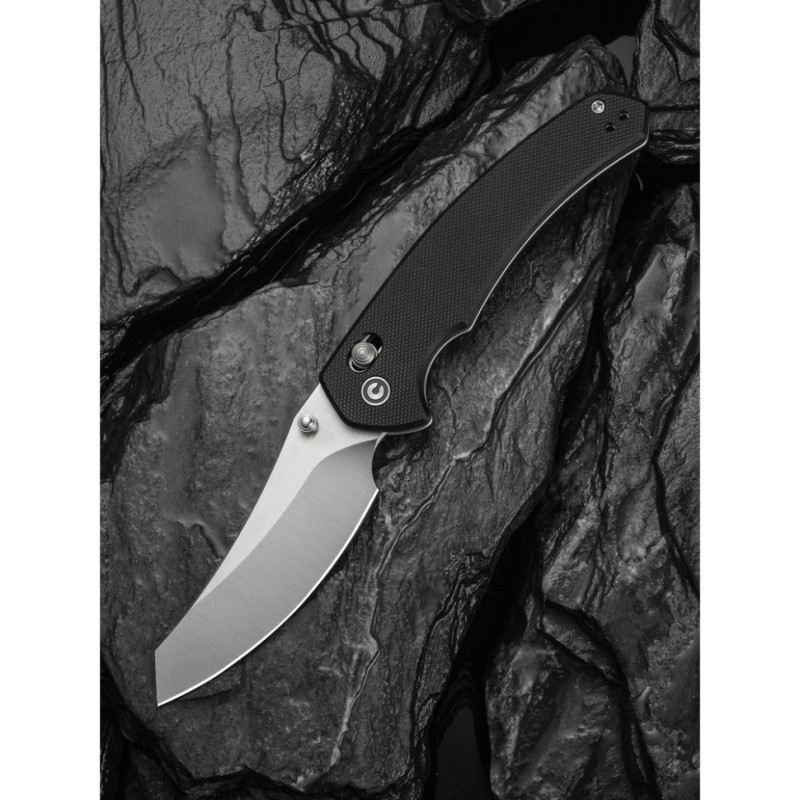 Ніж складаний туристичний Civivi Sixgill, (8.7 см) Nitro-V / G10 чорний