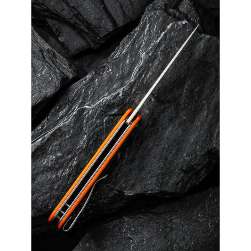 Ніж складаний кишеньковий Civivi KwaiQ , (7.6 см) Nitro-V / G10 чорно-помаранчевий