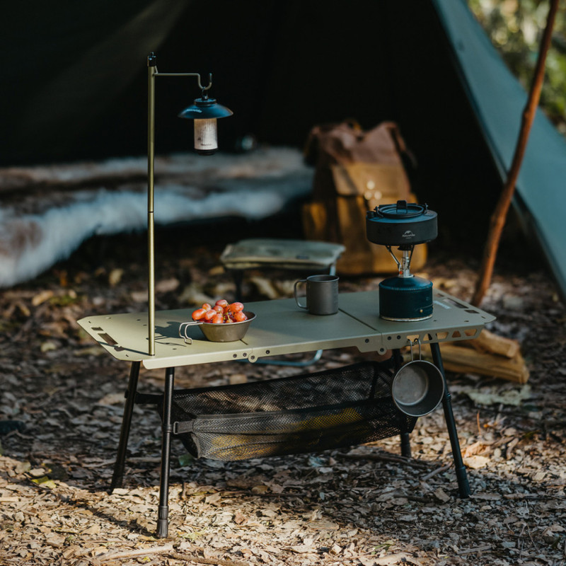 Складаний стіл Naturehike CNK2450JJ025, 80х40 см, алюміній, оливковий