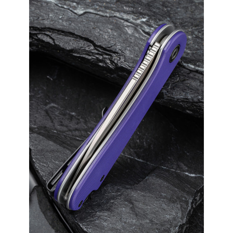 Ніж складаний кишеньковий Civivi Elementum, (7.5 см) D2 / G10 фіолетовий