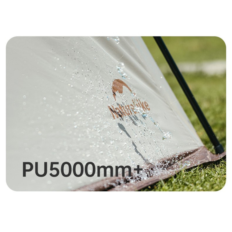 Тент для кемпінгу Naturehike CNK230WS014, 4.6 м * 4,0 м, бежевий