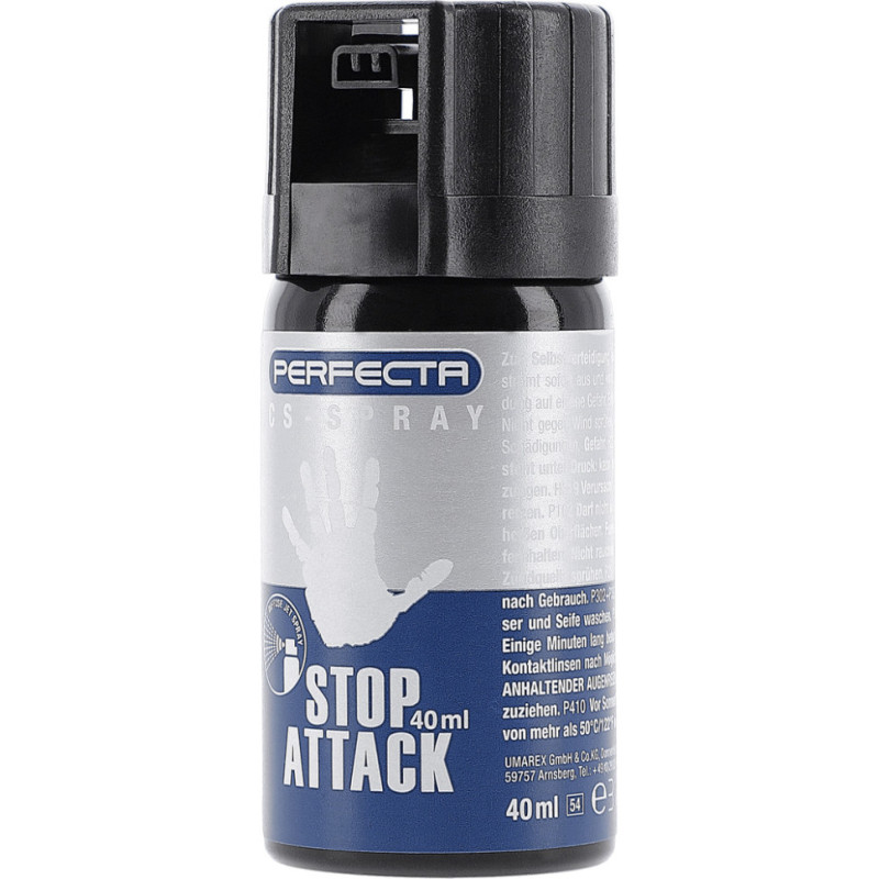 Балончик сльозогінний Umarex Perfecta Stop Attack CS-Spray, 40 мл, конусне