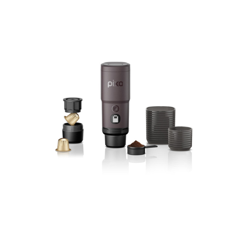 Портативна електрична еспресо-кавоварка Wacaco Pixapresso для меленої кави та капсул, червона