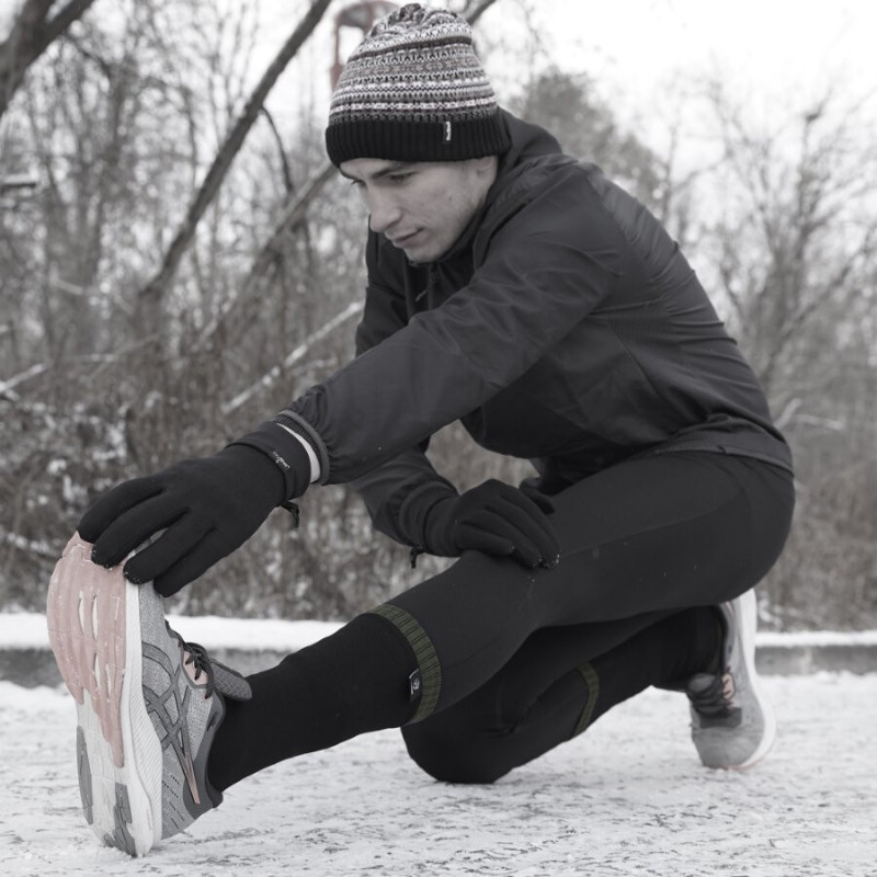 Шкарпетки водонепроникні Dexshell Thermlite, p-p XL, з зеленою смужкою