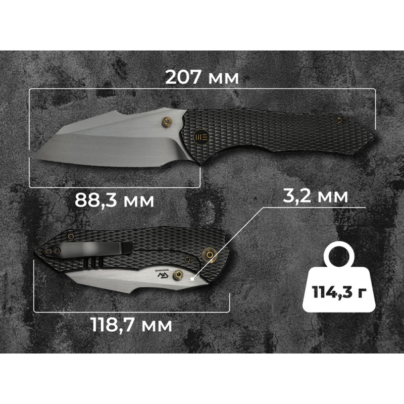 Ніж Weknife High-Fin XL WE24010-6