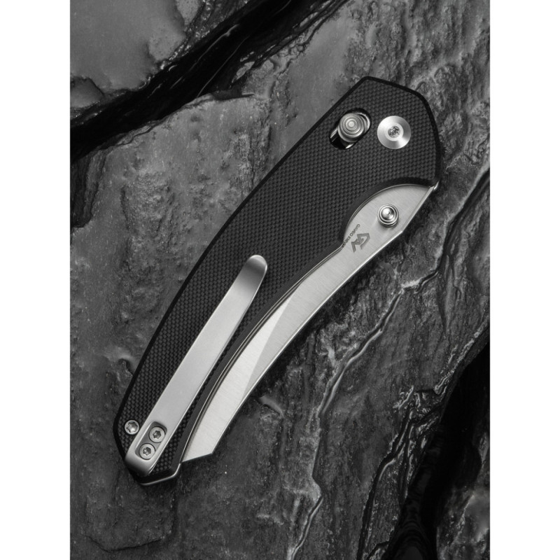 Ніж складаний туристичний Civivi Sixgill, (8.7 см) Nitro-V / G10 чорний