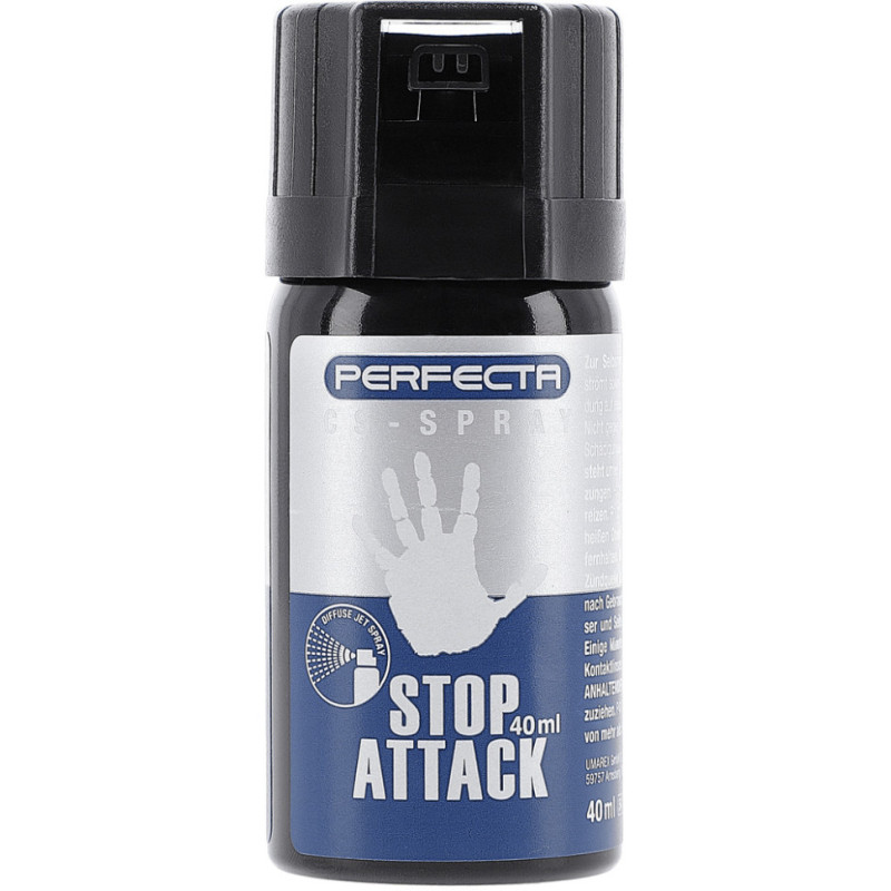 Балончик сльозогінний Umarex Perfecta Stop Attack CS-Spray, 40 мл, конусне