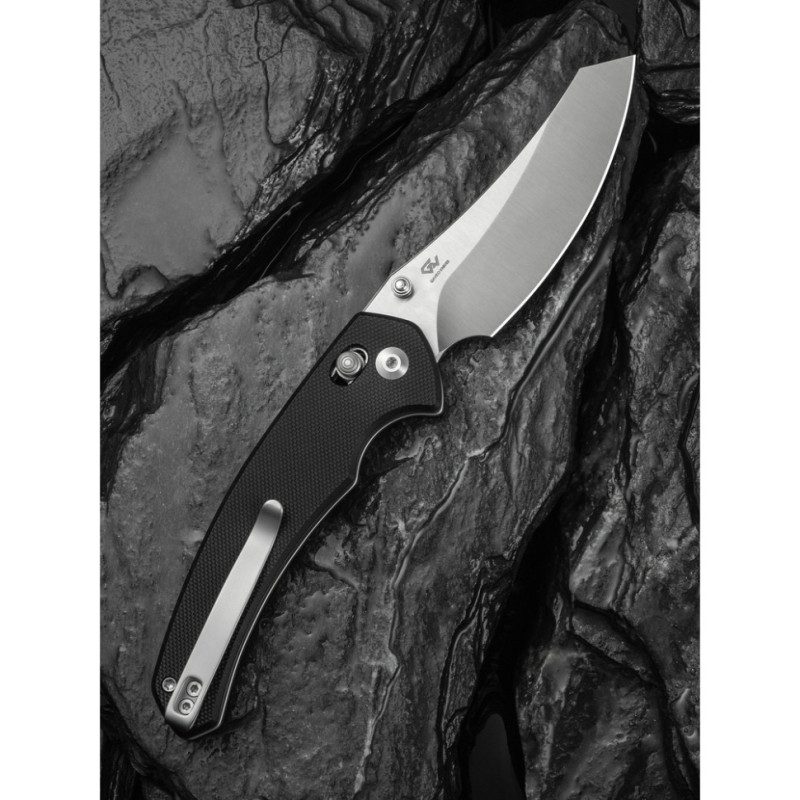 Ніж складаний туристичний Civivi Sixgill, (8.7 см) Nitro-V / G10 чорний