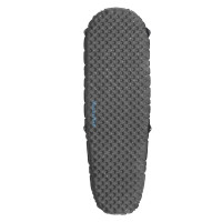 Матрац туристичний надувний одномісний Naturehike CNH22DZ018, надлегкий, 183х58х7 см, сірий, для туризму із мішком для надування