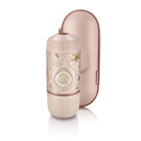 Портативна еспресо-кавоварка Wacaco Nanopresso рожева з чохлом, механічна, для меленої кави