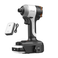 Акумуляторний ударний гвинтоверт Litheli безщітковий, живлення від павербанку (УМБ Litheli Power Bank 20000 mAh, 45 W, 2А в комплекті)