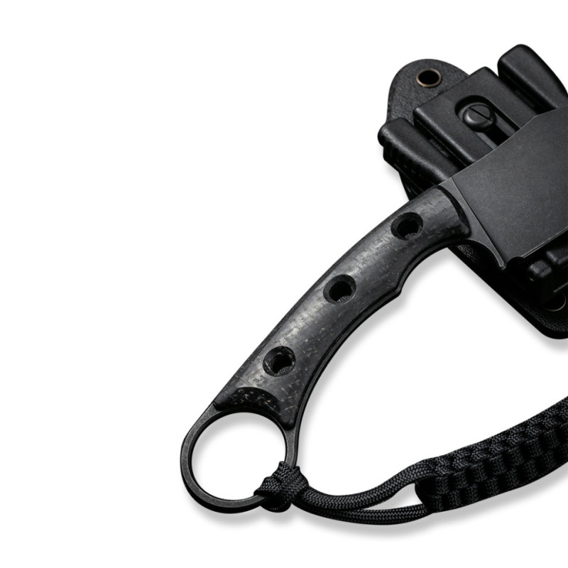 Ніж фіксований тактичний Civivi Midwatch, (8.6 см) N690 / Micarta чорний