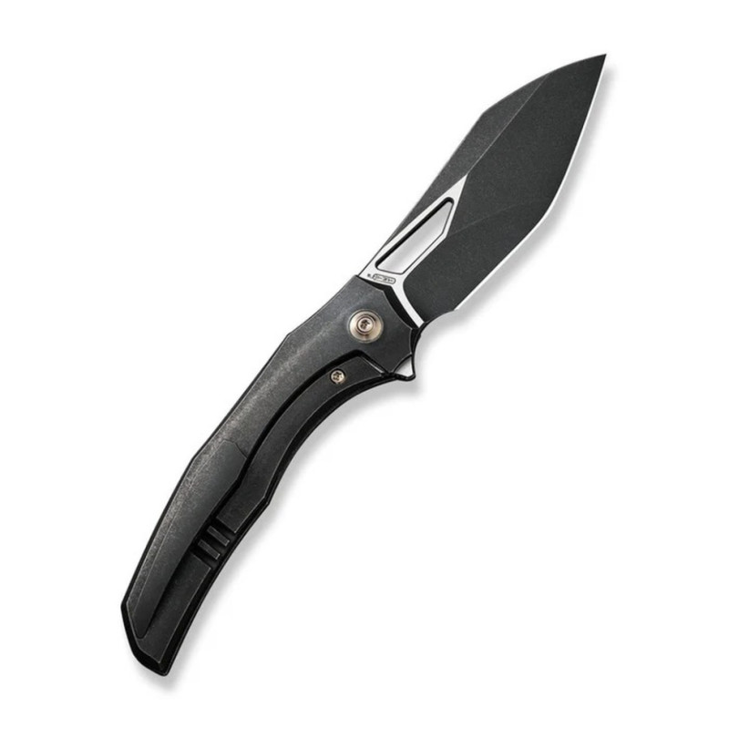 Ніж складаний туристичний WE Knife Ignio Mystery Box, (8.4 см) CPM 20CV / титан 6AL4V чорний
