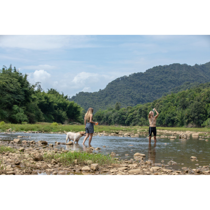 Душ портативний з насосом на акумуляторі Flextail Max Shower, білий