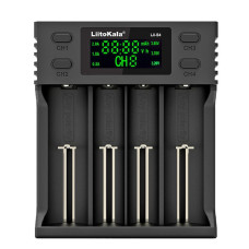 Зарядний пристрій Liitokala Lii-S4, 4 канала, Ni-Mh/Li-ion/LiFePo4, USB, LCD, Box