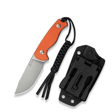 Ніж фіксований тактичний Civivi Timberbark, (8.1 см) 14C28N / G10 помаранчевий