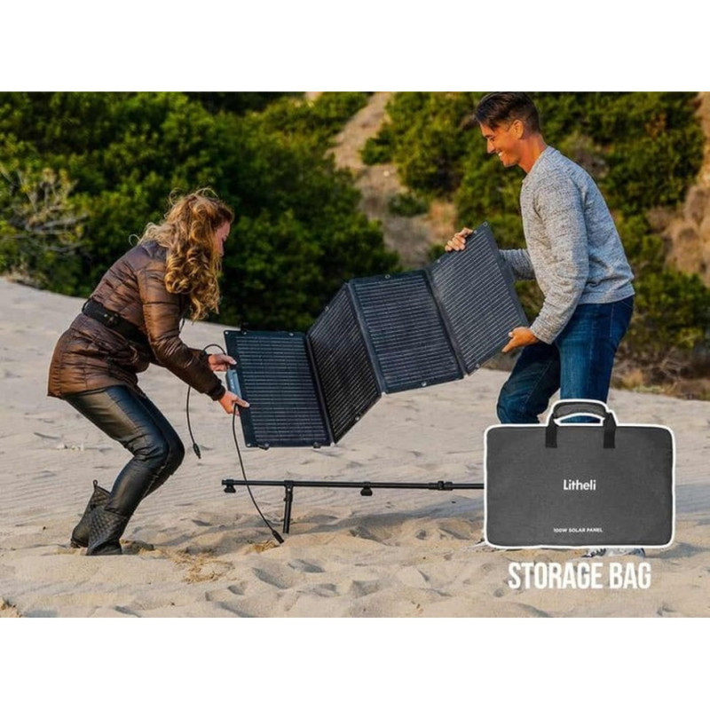 Портативна складана сонячна панель Litheli 100W