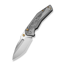 Ніж складаний туристичний Civivi Wellmax (9.1 см) 14C28N / Aluminum сірий
