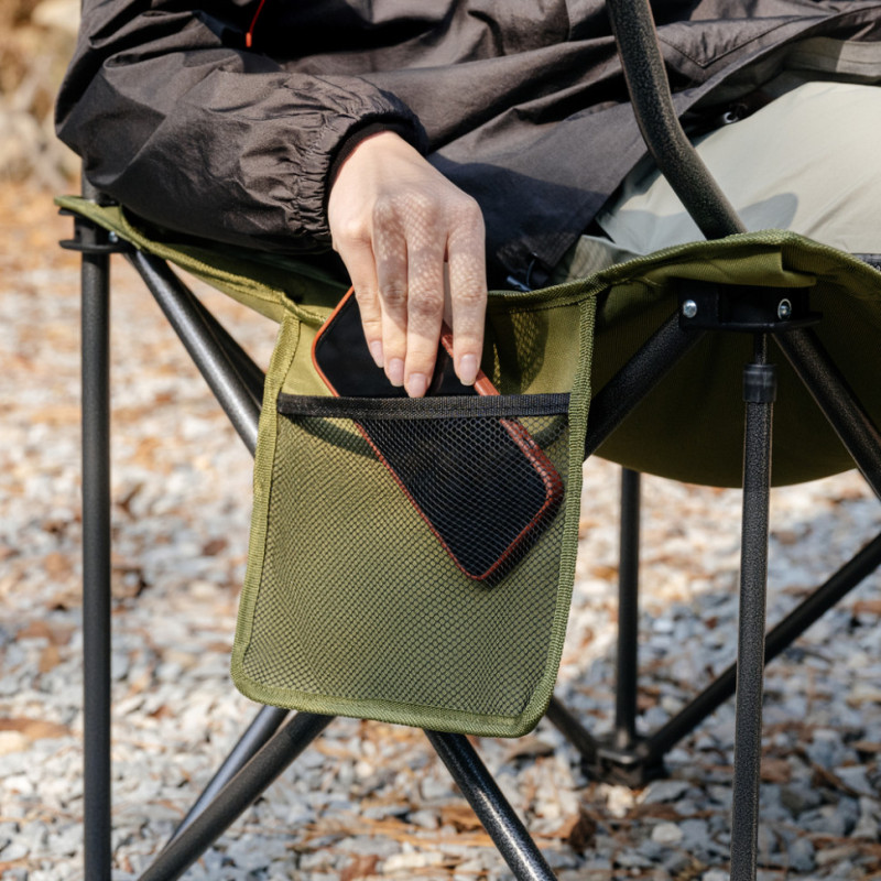 Комплект із крісел туристичних складаних (2 шт.) Naturehike ComfortMax Star T01 CNK2550JJ029, чорний