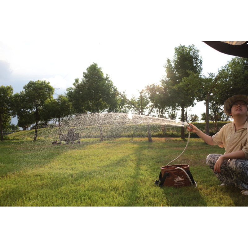 Душ портативний з насосом на акумуляторі Flextail Max Shower, білий