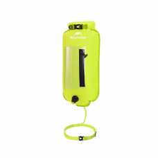 Гермомішок надувний водонепроникний Naturehike NH17S001-G, 18 л, жовтий