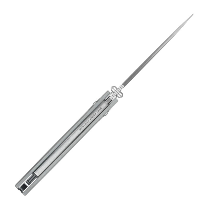 Ніж складаний туристичний SRM Terrier (9 см) 140Cr / G10 сірий