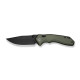 Ніж складаний туристичний Civivi Elite Brova, (8.7 см) CPM S35VN / Aluminum зелений