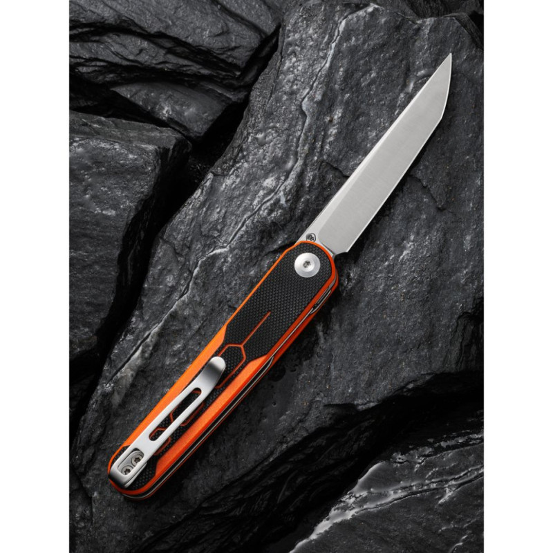 Ніж складаний кишеньковий Civivi KwaiQ , (7.6 см) Nitro-V / G10 чорно-помаранчевий