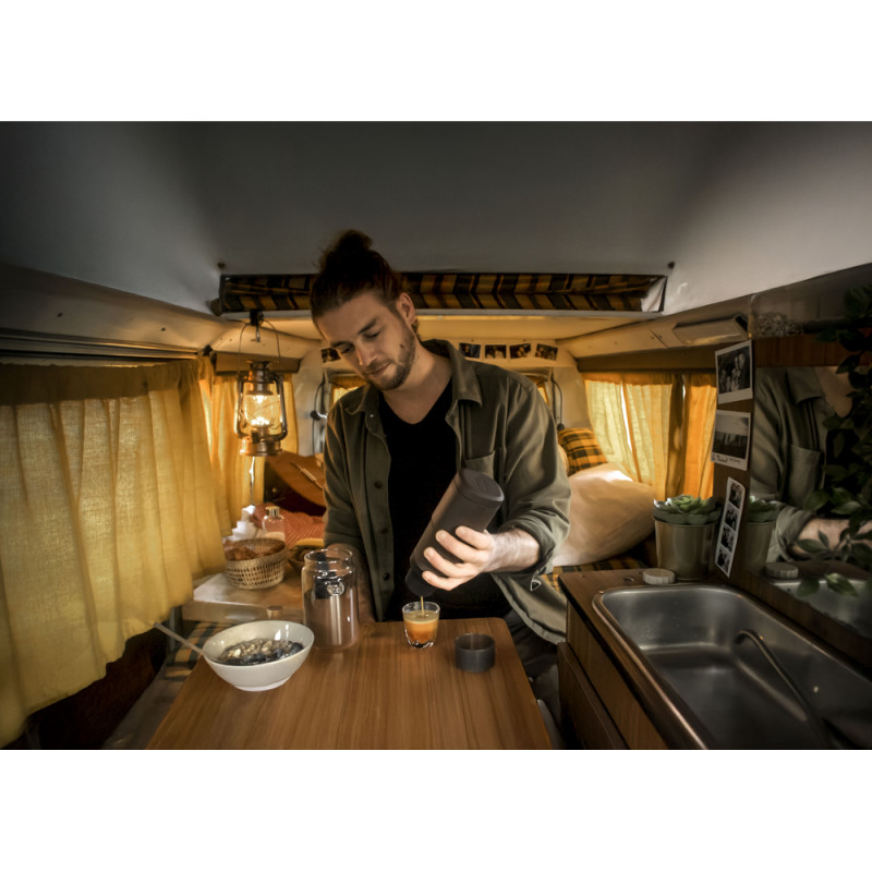 Портативна електрична еспресо-кавоварка Wacaco Pixapresso для меленої кави та капсул, темний бурґунд