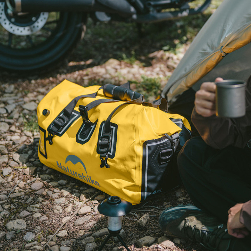 Водонепроникна дорожня сумка Naturehike CNK2450XB015, 60 л, жовта
