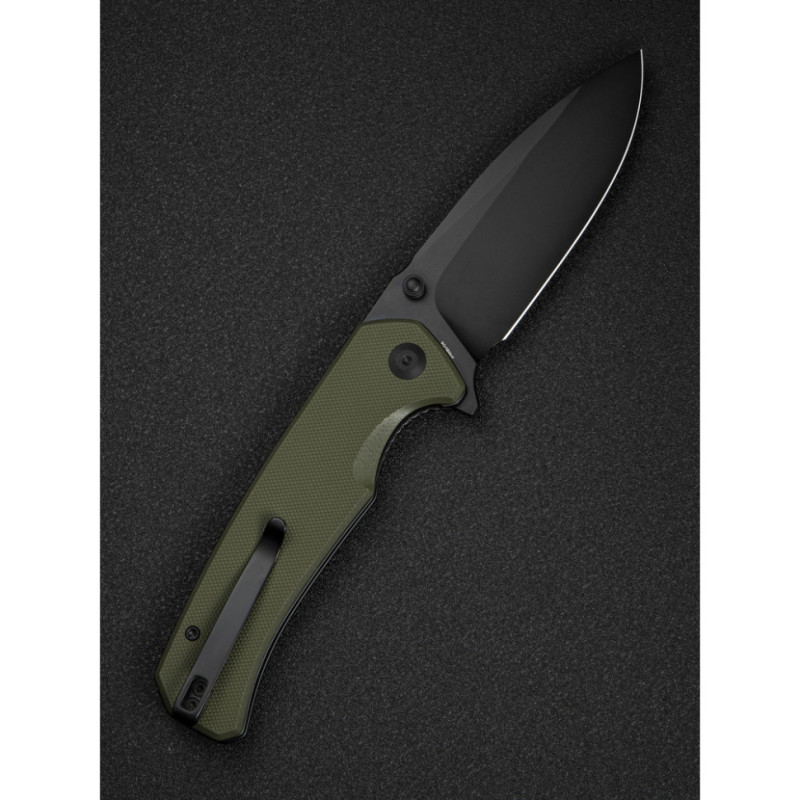Ніж складаний туристичний Sencut Skarnax, (9.6 см) 9Cr18MoV / G10 темно-зелений