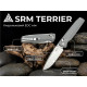 Ніж складаний туристичний SRM Terrier (9 см) 140Cr / G10 сірий