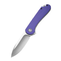 Ніж складаний кишеньковий Civivi Elementum, (7.5 см) D2 / G10 фіолетовий