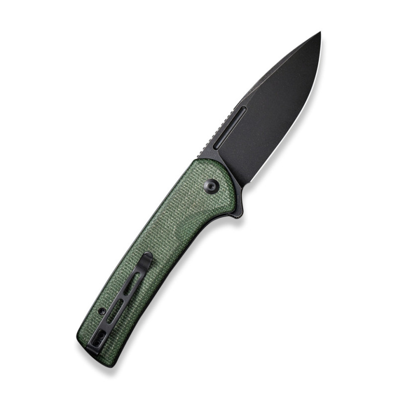 Ніж складаний туристичний Civivi Conspirator, (8.8 см) Nitro-V / Micarta зелений