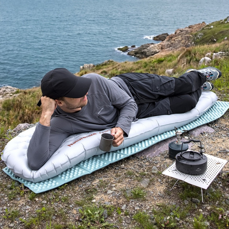 Килимок туристичний складаний одномісний Naturehike Troues R2.0 CNK2650WS025 185 х 56 х 1,8 см, синій