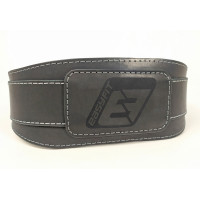Пояс атлетичний EasyFit Training Belt, Шкіра, Розмір L, Обхват 85-105 см, Чорний