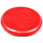 Балансировочная массажная подушка EasyFit, Диаметр 33 см, Максимальная нагрузка 120 кг, Резина, Красный