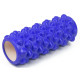 Массажный ролик (валик) EasyFit Grid Roller Extreme, длина 33 см, диаметр 14 см, синий, каркас из высокопрочного пластика, пена EVA с массажной поверхностью 3D, для МФР, фитнеса, йоги и реабилитации